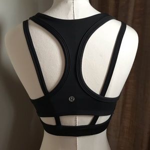 Lululemon Black Sports Bra Size 4